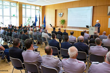His Holiness addresses German Military Headquarters